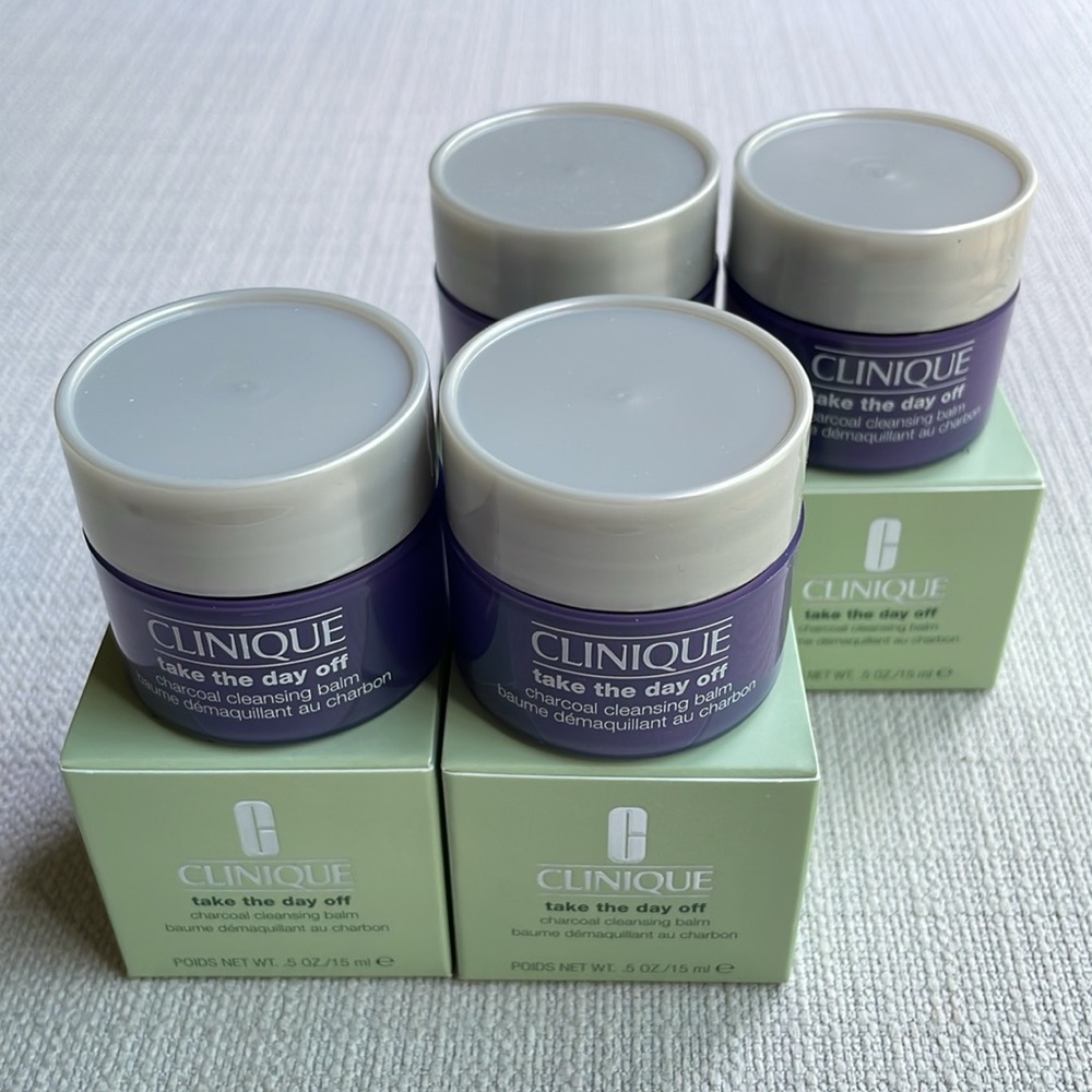 CLINIQUE Mini Take The Day Off Charcoal Cleansing Balm Makeup Remover bundle
